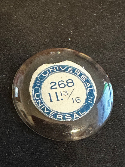 Universal Vintage Small Glass Watch Crystal 11-13/16 (~26.8mm) - NOS
