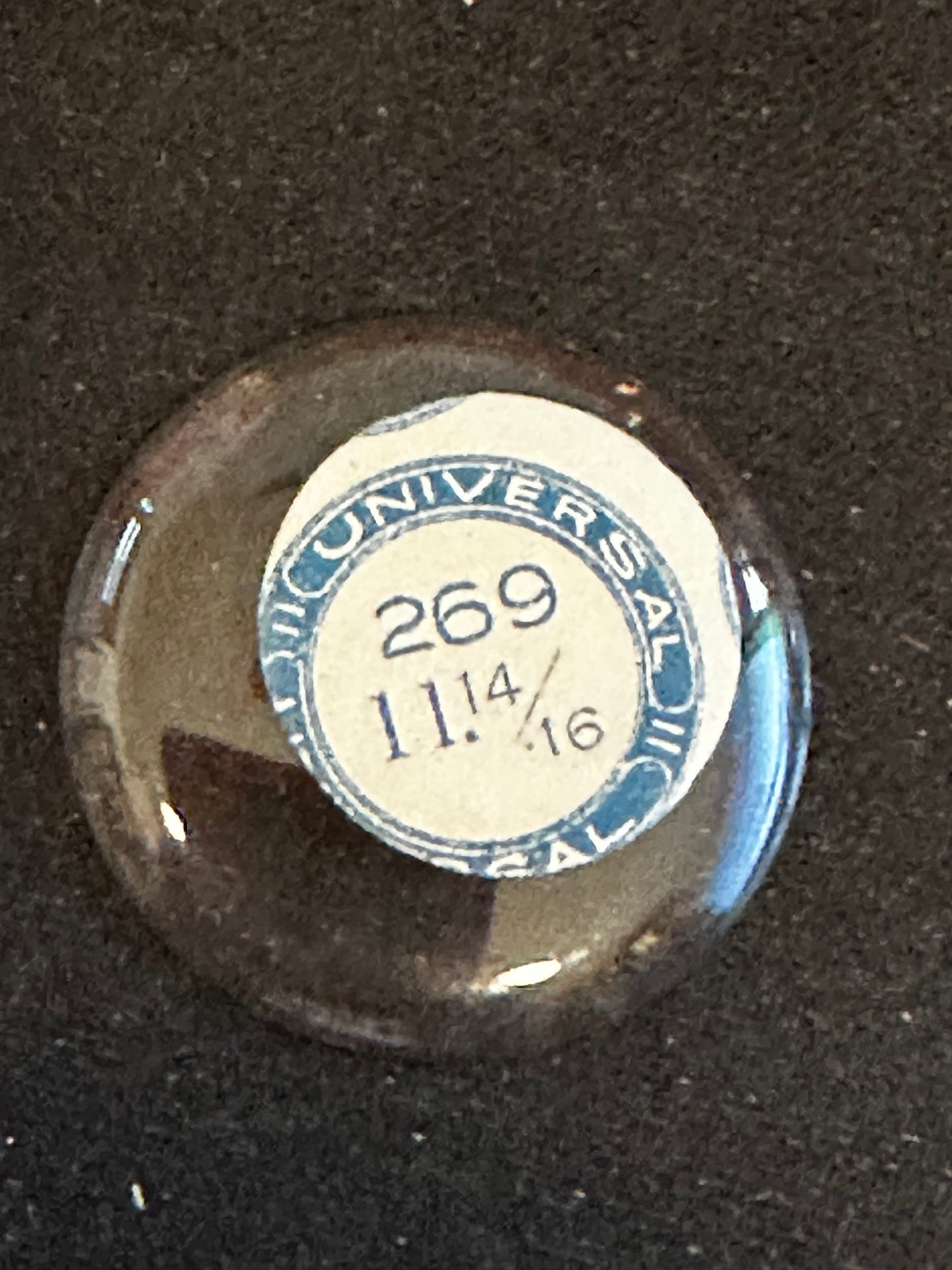 Universal Vintage Small Glass Watch Crystal 11-14/16 (~26.9mm) - NOS