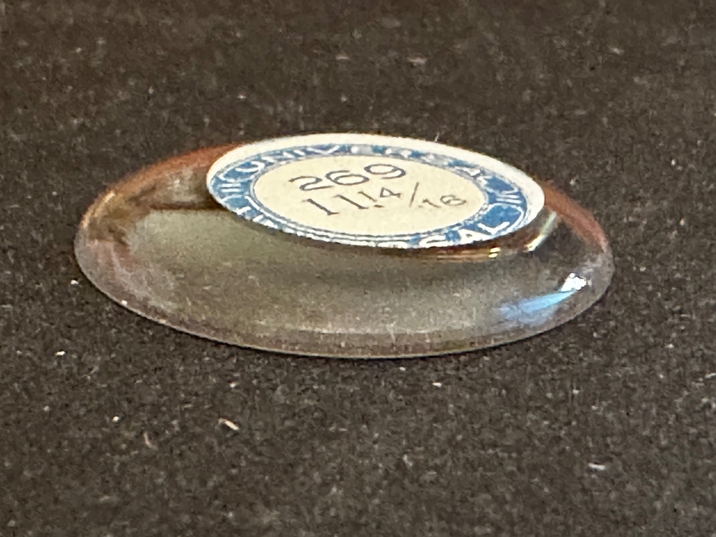 Universal Vintage Small Glass Watch Crystal 11-14/16 (~26.9mm) - NOS