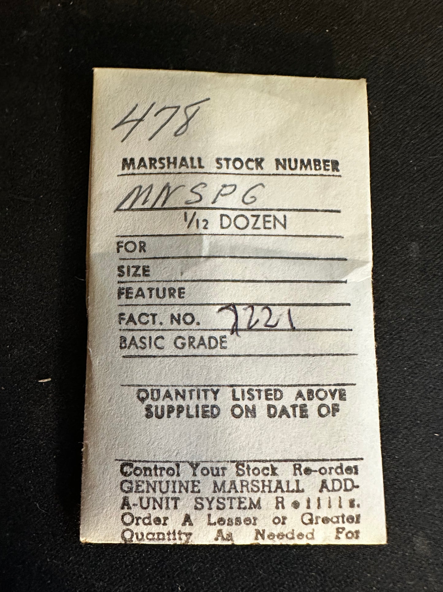 Marco Mainspring #478 for 8/0s Hamilton Movements No. 7221 - Steel