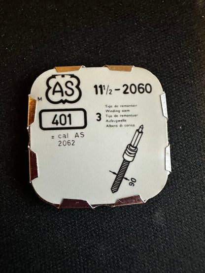 Ebauches SA - Set of 3 stems for AS caliber 2060 - new in packaging