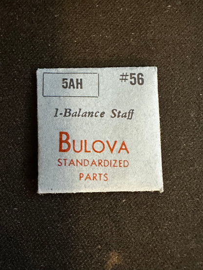 Bulova factory Balance Staff for caliber 5AH, 5AD - New