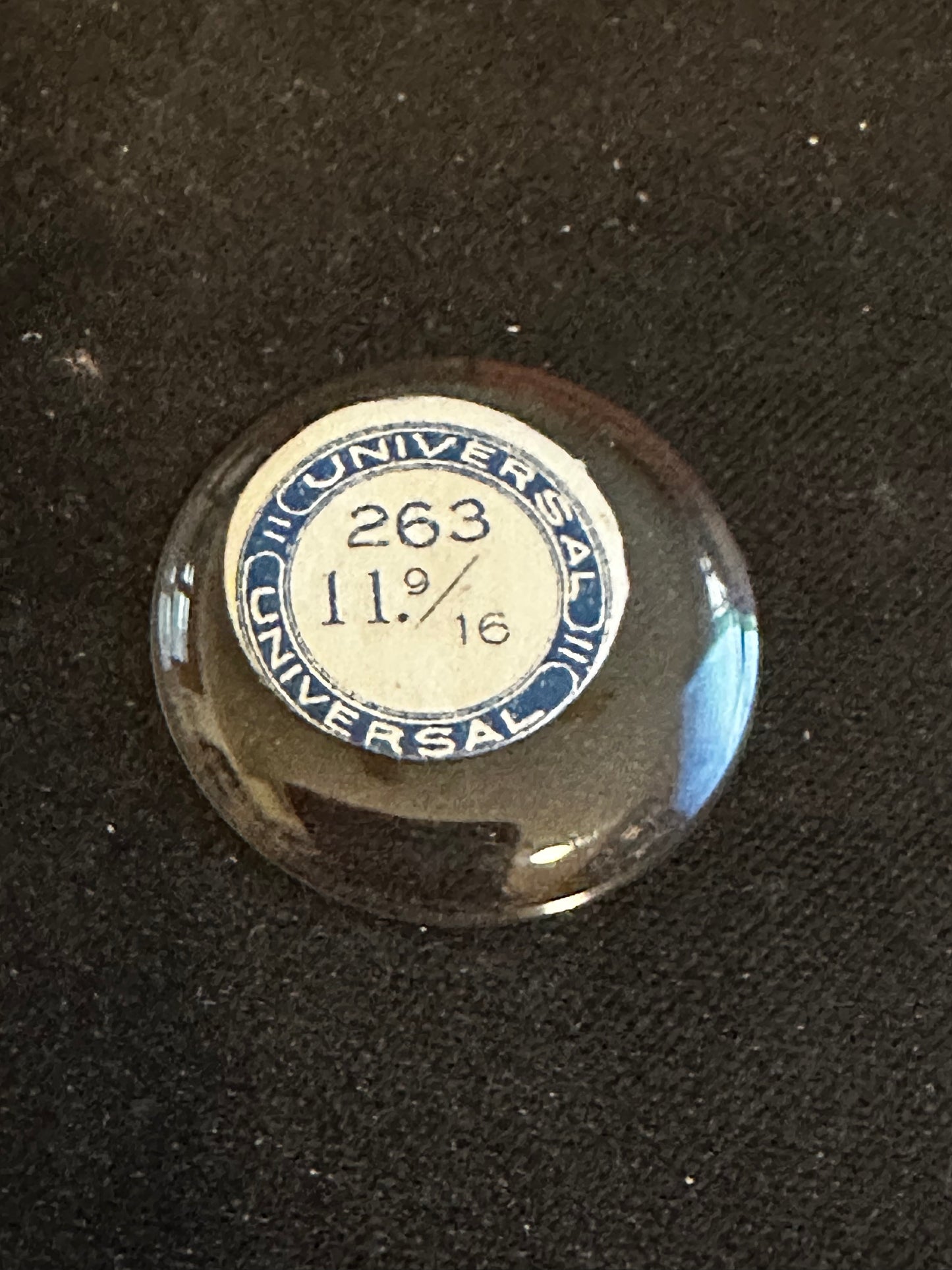 Universal Vintage Small Glass Watch Crystal 11-9/16 (~26.3mm) - NOS