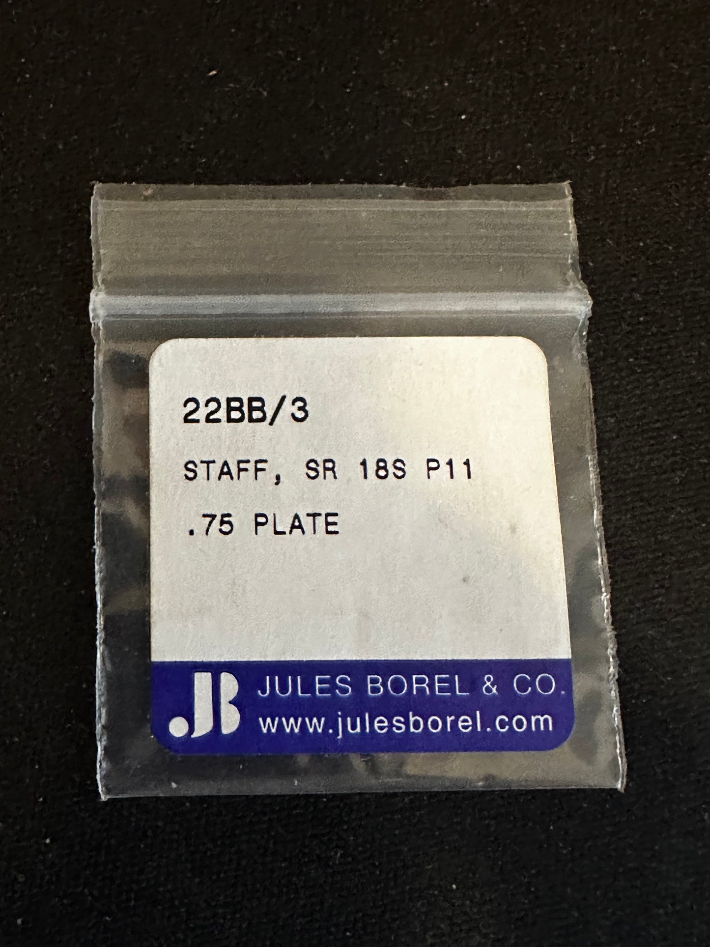 Borel Material Balance Staff for Elgin 18s SR, P11, No. 857 - New