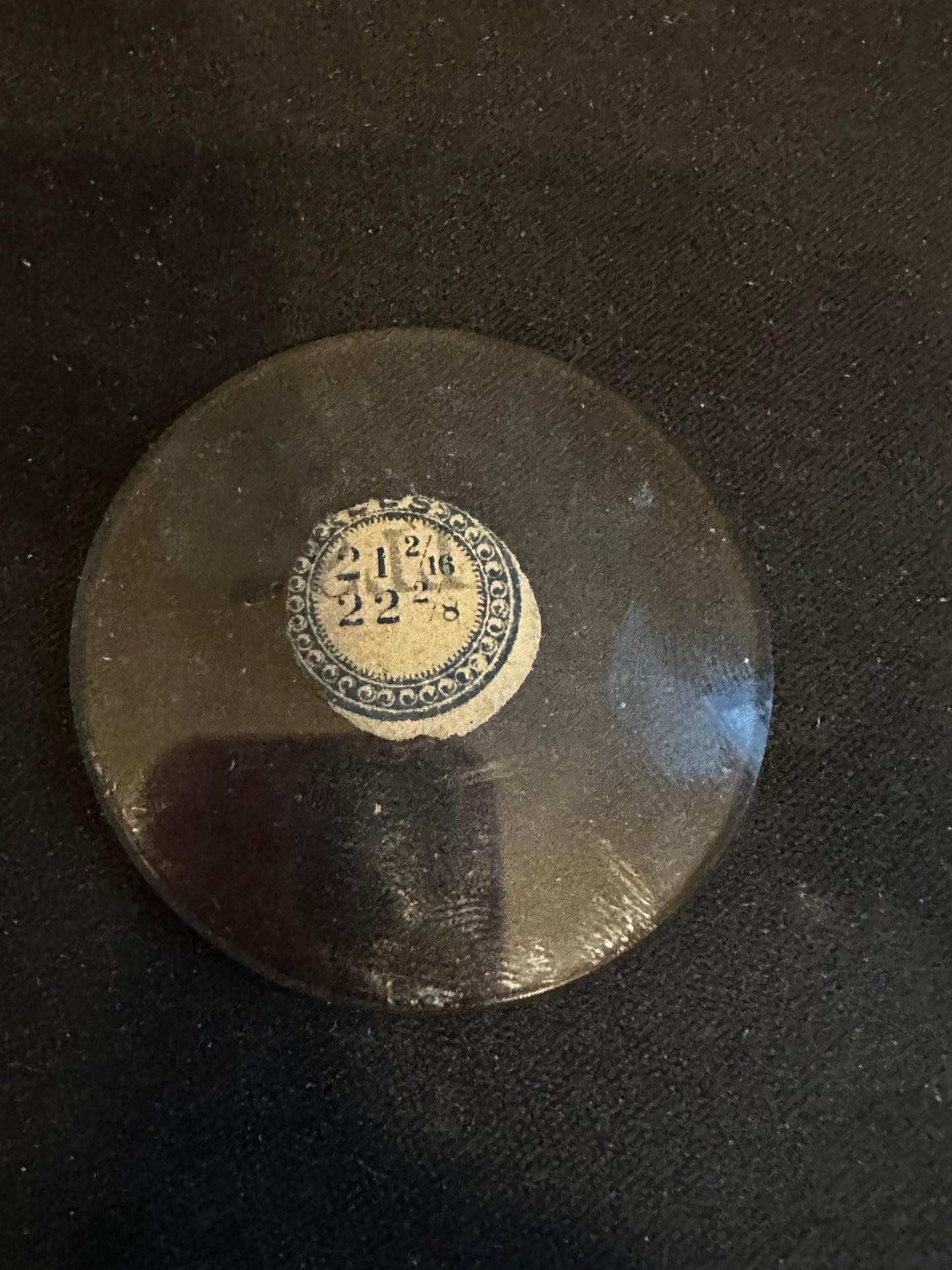 Vintage Glass Pocket Watch Crystal 21-2/16 (~47.7mm) - NOS