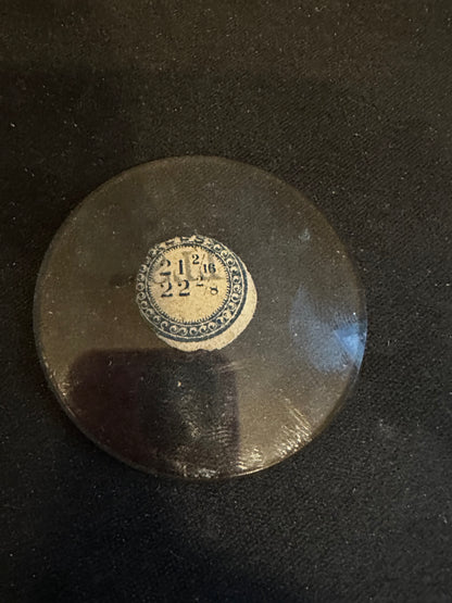Vintage Glass Pocket Watch Crystal 21-2/16 (~47.7mm) - NOS
