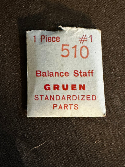 Gruen Factory Balance Staff for caliber 510 - New