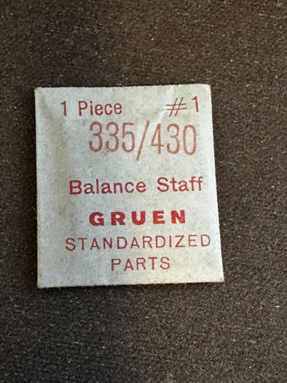 Gruen Factory Balance Staff for caliber 355 / 430 - New