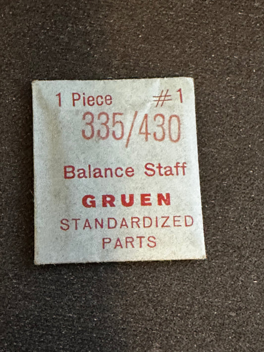 Gruen Factory Balance Staff for caliber 355 / 430 - New