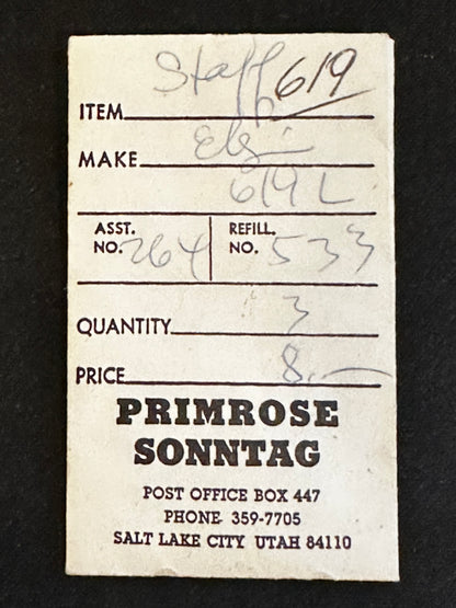 Three Elgin Factory Balance Staff for 21/0s Grade 533, 535 - #5388