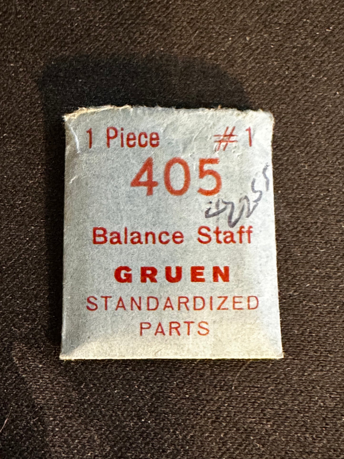 Gruen Factory Balance Staff for caliber 405 - New