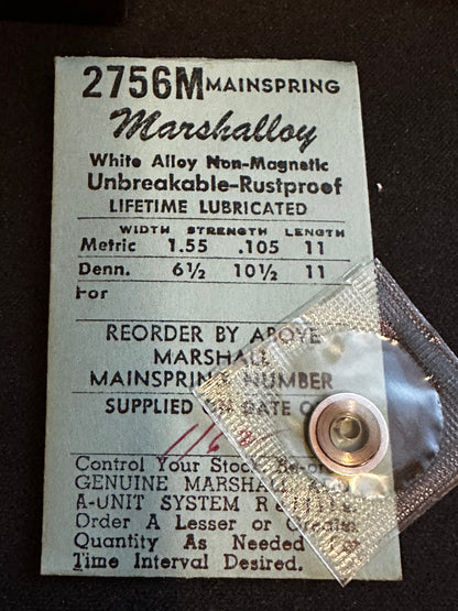 Marco Marshalloy Mainspring 2756M for ETA 900, 1015 - Alloy