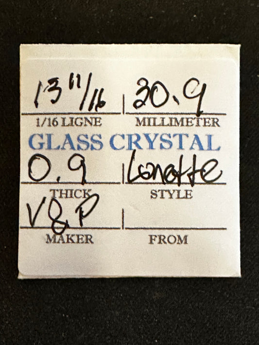 V&P Vintage Glass Watch Crystal 13-11/16 (30.9mm) - NOS