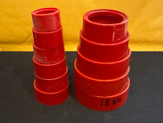 Lot of 10 Watch-Craft Red Plastic Pocket & Wrist Watch Movement Holders