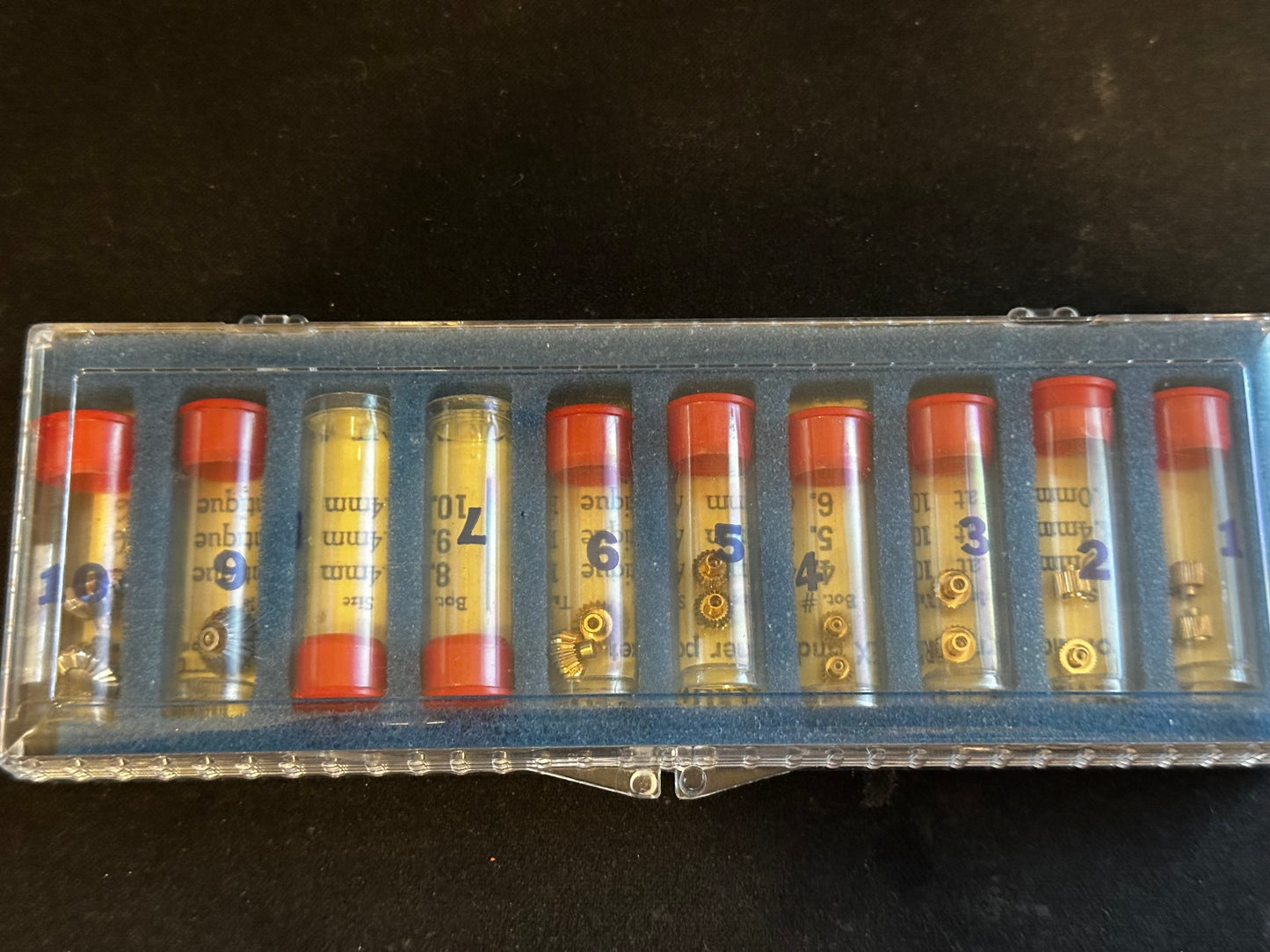 ACON Assortment #30 of Pusher Crowns for Pocket Watches in Box