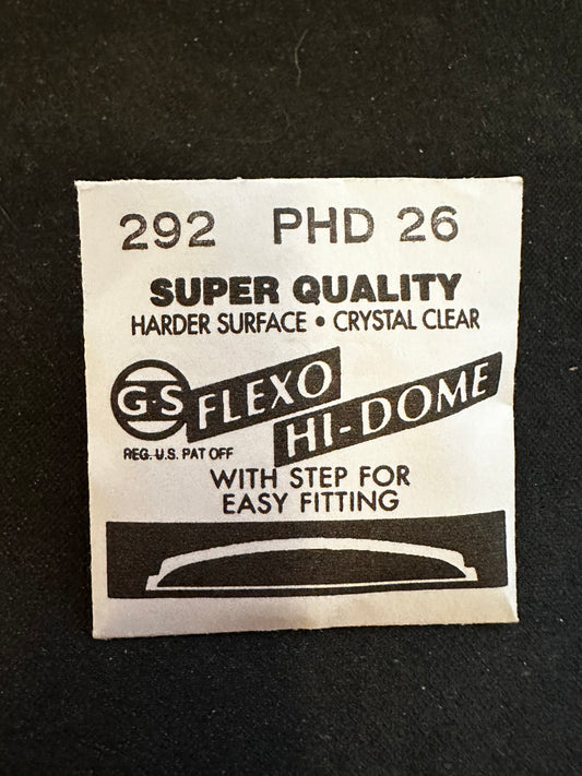 GS Flexo Round HI-DOME Crystal PHD 26 - 29.2 mm - New