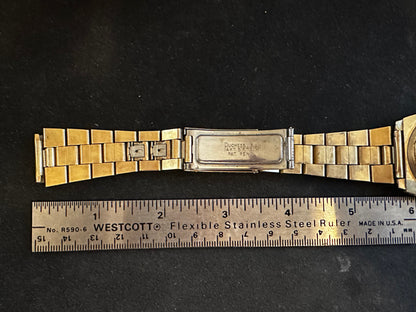 Eterna-Sonic Electronic Mens Wrist Watch 10k Gold Fill Case