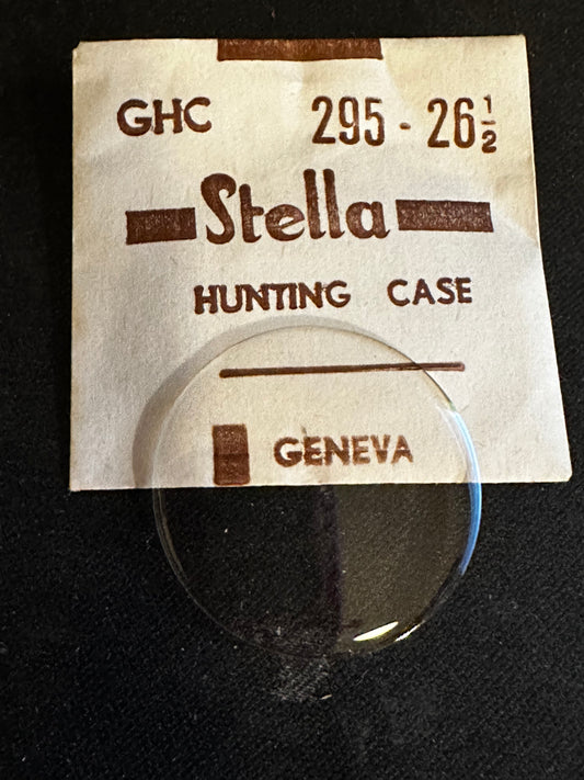 Stella GHC Hunting Case Crystal 29.5mm (size 26½) - New