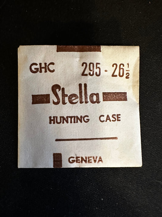 Stella GHC Hunting Case Crystal 29.5mm (size 26½) - New