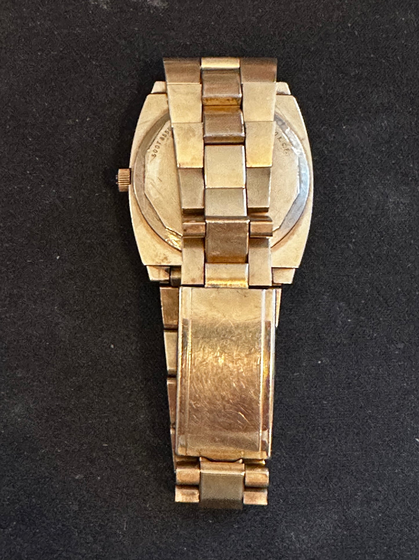 Eterna-Sonic Electronic Mens Wrist Watch 10k Gold Fill Case