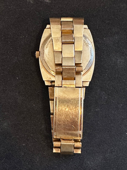 Eterna-Sonic Electronic Mens Wrist Watch 10k Gold Fill Case