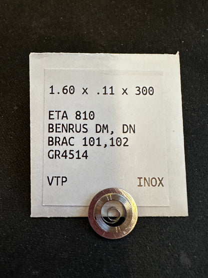 Alloy Mainspring for ETA 810, Benrus DM, DN, Brac 101, 102