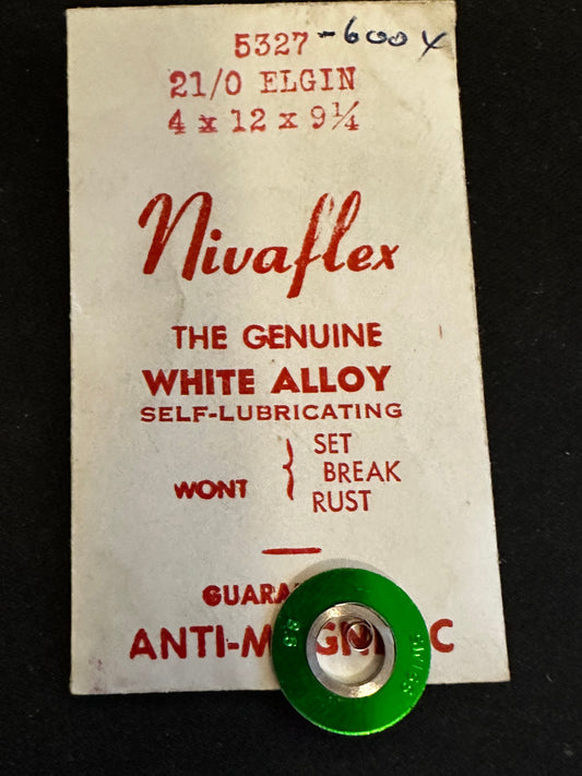 Nivaflex Mainspring for Elgin 21/0s No. 5327 / 6004 - Alloy