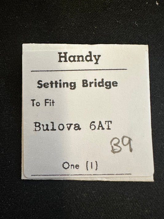 Handy Set Lever Bridge for Bulova caliber 6AT - new