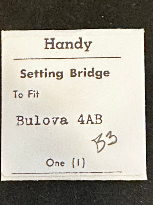 Handy Set Lever Bridge for Bulova caliber 4AB - new