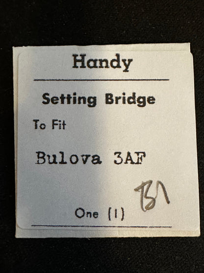 Handy Set Lever Bridge for Bulova caliber 3AF - new