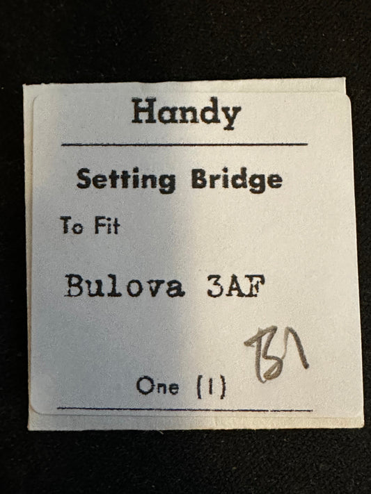Handy Set Lever Bridge for Bulova caliber 3AF - new