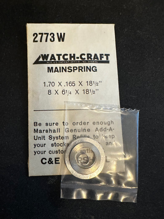 WATCH-CRAFT Mainspring 2773W for Landeron caliber 2, 3 Chronograph - Alloy