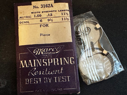Marco Mainspring #3162A for Pierce caliber 134 Chronograph - Steel