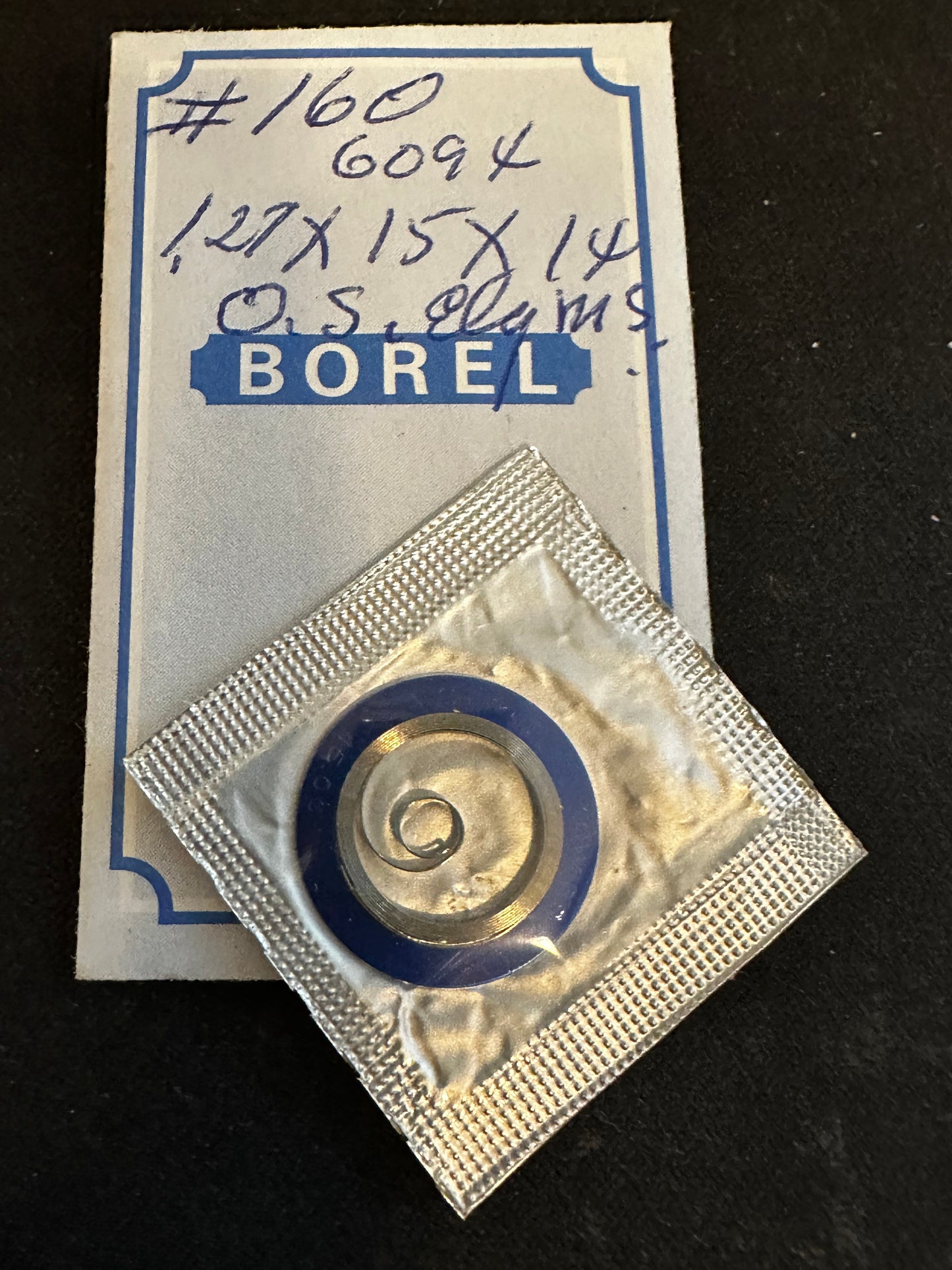 Borel Mainspring for 0s & 3/0s Elgin Factory No. 825 / 6094 - Alloy