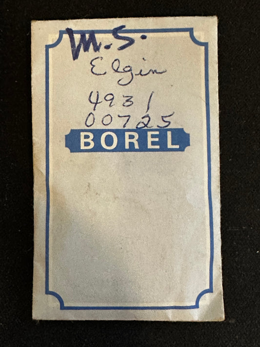 Borel Mainspring for Elgin 16s Motor Barrel models No. 4931 - Alloy