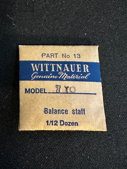 Wittnauer Factory Balance Staff for Wittnauer caliber 7TO - new