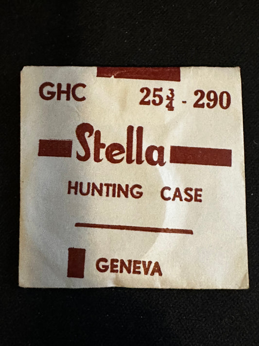 Stella GHC Hunting Case Crystal 29.0mm (size 25¾) - New