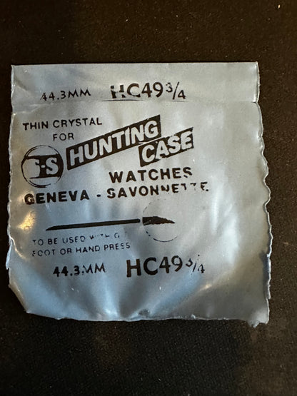 GS HC 49¾ Hunting Case Pocket Watch Crystal 44.3mm - New