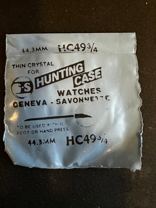 GS HC 49¾ Hunting Case Pocket Watch Crystal 44.3mm - New