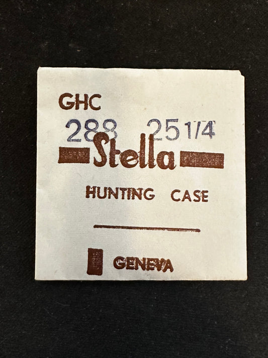 Stella GHC Hunting Case Crystal 28.8mm (size 25¼) - New