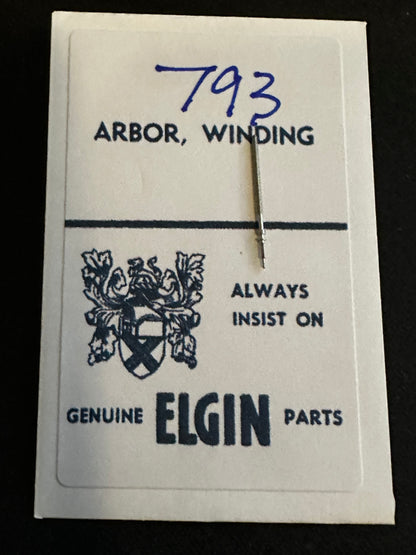 Elgin Factory stem / winding arbor for 5/0s grade 791 (AS 1673) movements