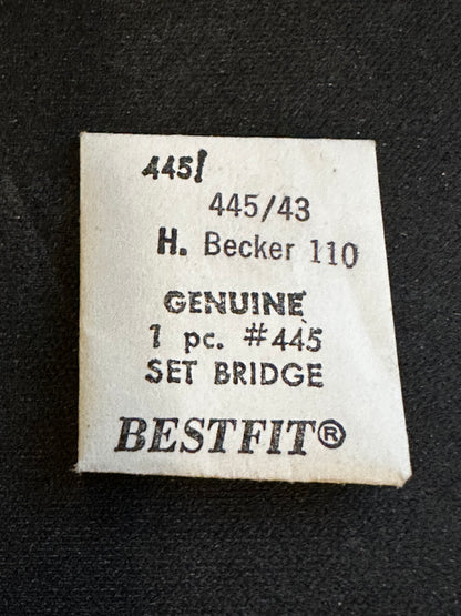 Bestfit Set Bridge for H. Becker caliber 110 - new