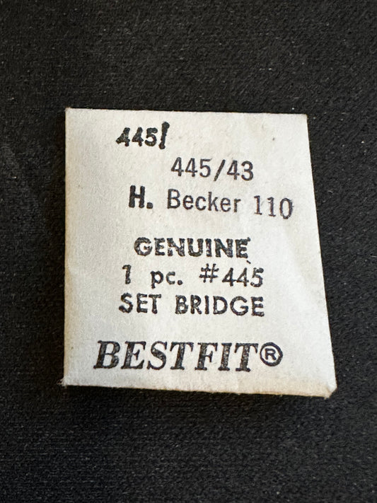 Bestfit Set Bridge for H. Becker caliber 110 - new