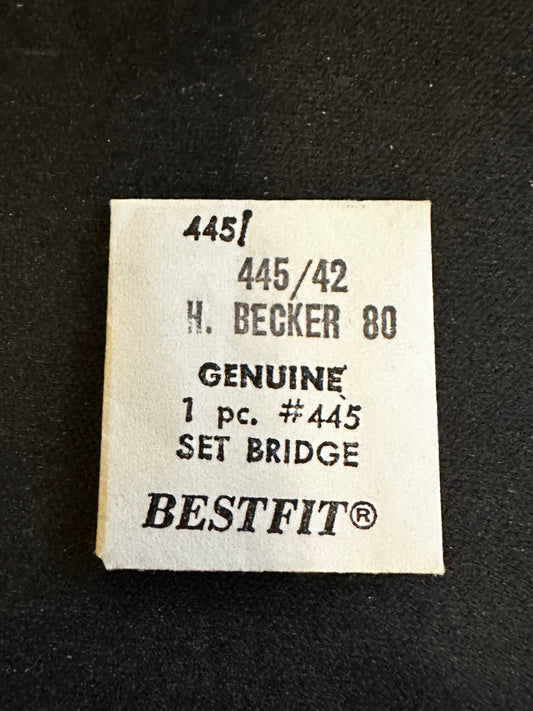 Bestfit Set Bridge for H. Becker caliber 80 - new