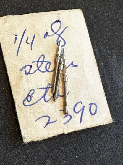 Lot of 3 Stems for 10½ ligne ETA caliber 2390 Movements