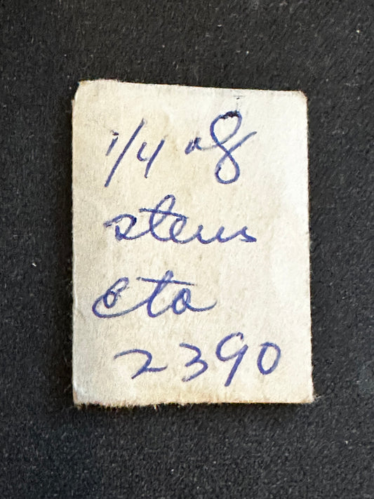 Lot of 3 Stems for 10½ ligne ETA caliber 2390 Movements