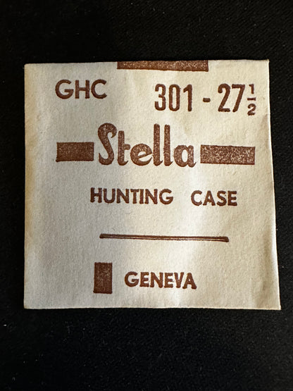 Stella GHC Hunting Case Crystal 30.1mm (size 27½) - New