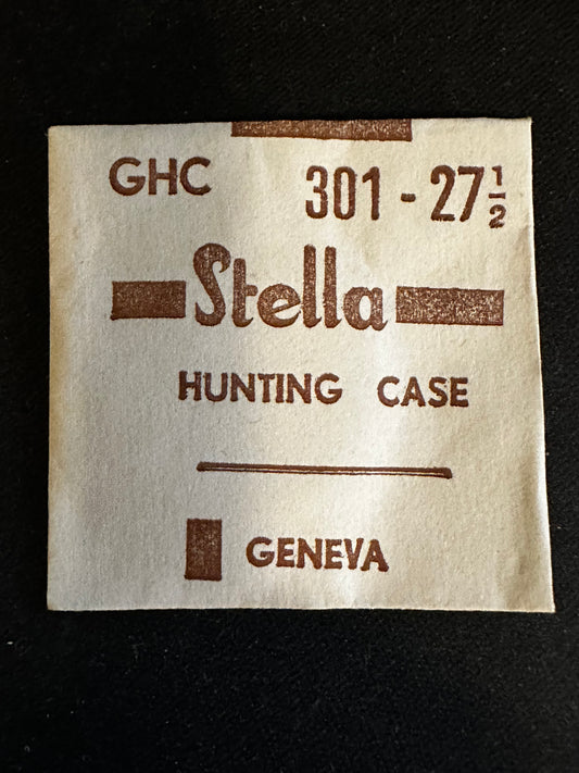 Stella GHC Hunting Case Crystal 30.1mm (size 27½) - New