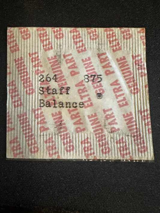 Elgin Factory Balance Staff for 6 ligne Grade 875