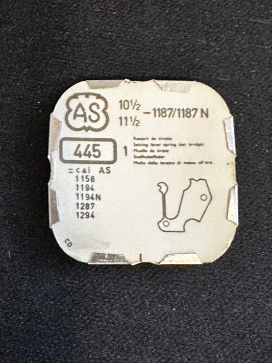 Set Lever Bridge for A. Schild (AS) 10½ & 11½ Ligne base caliber 1187 / 1187N movements